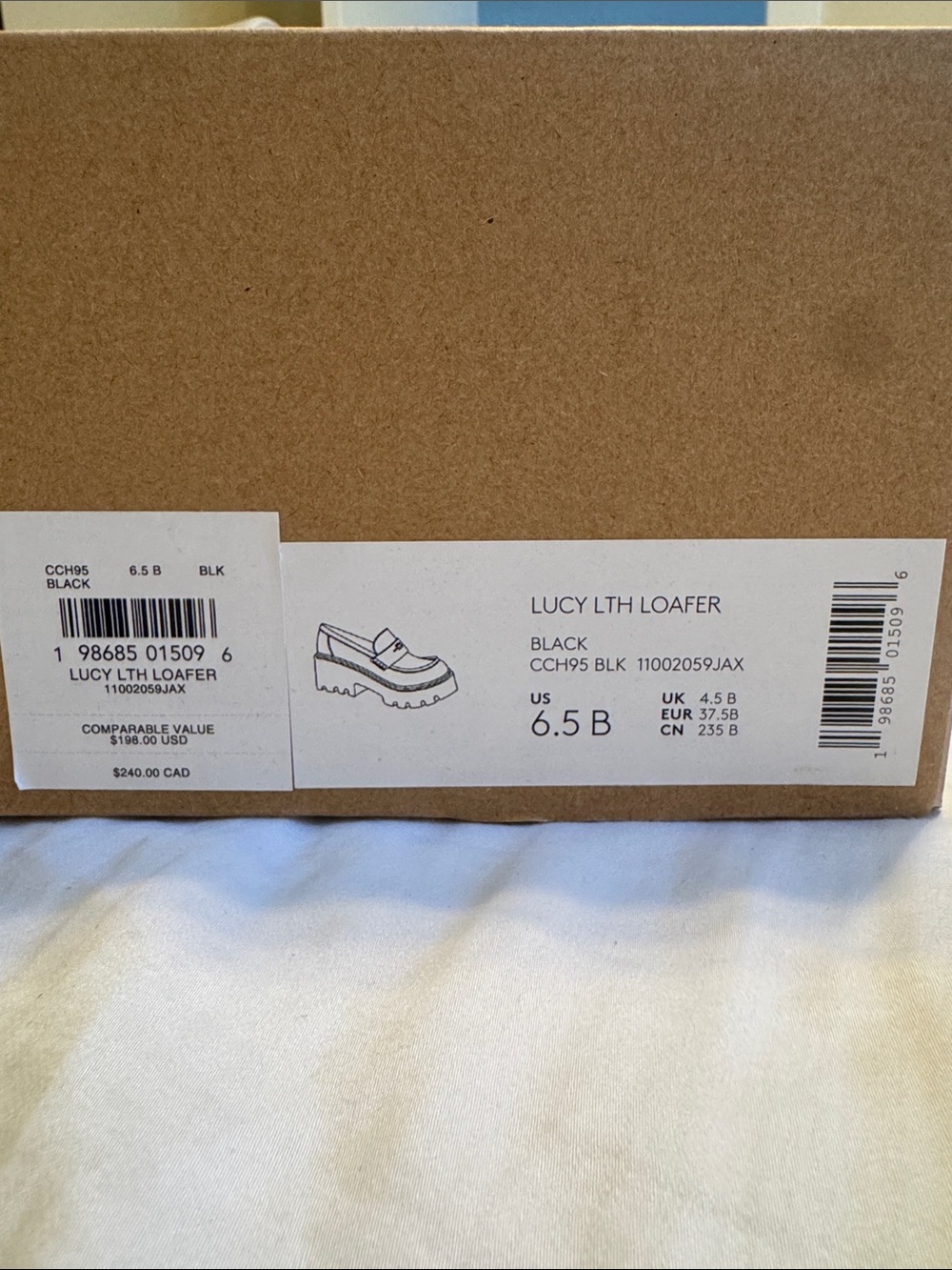 Coach Black Lucy Leather Loafer - Picture 2 of 4